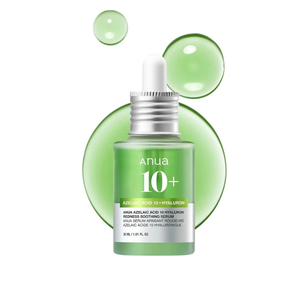 ANUA AZELAIC ACID 10 HYALURON REDNESS SOOTHING SERUM