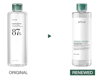 ANUA - Heartleaf 87% Low pH Deep Cleansing Water.