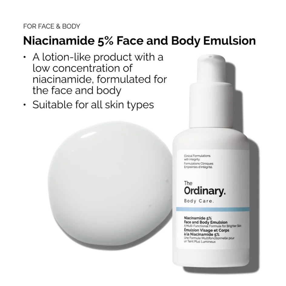THE ORDINARY - Niacinamide 5% Face and Body Emulsion - 100ml