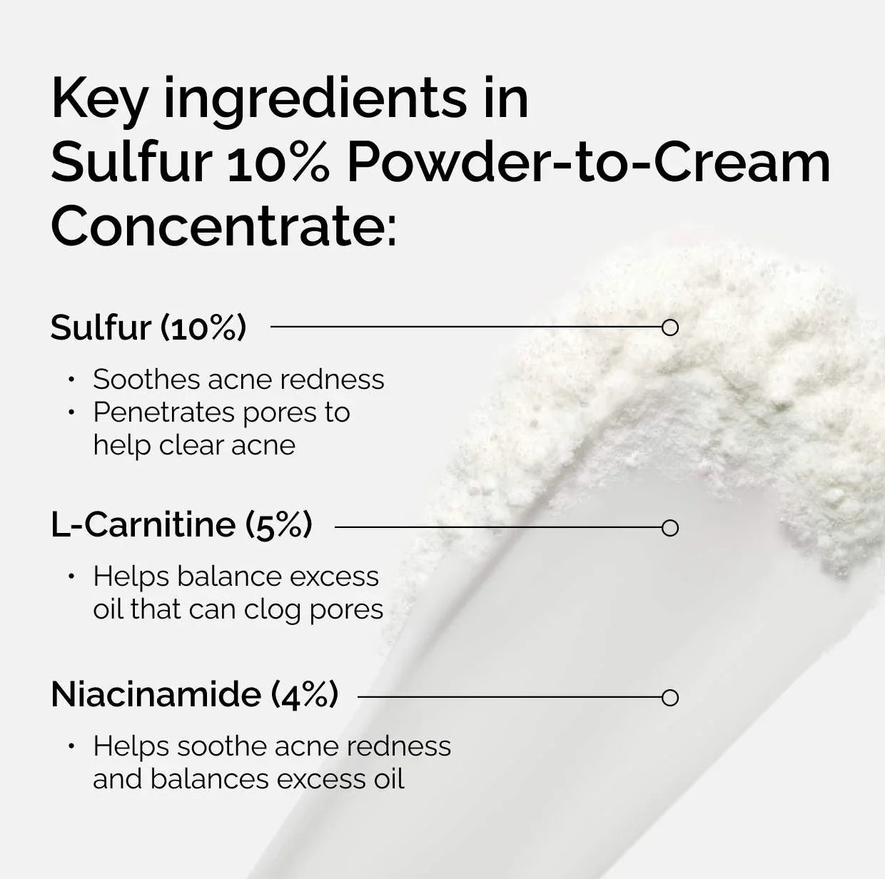 THE ORDINARY - Sulfur 10% Powder-to-Cream Concentrate