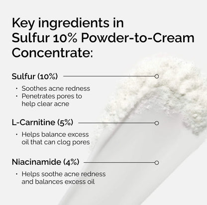 THE ORDINARY - Sulfur 10% Powder-to-Cream Concentrate
