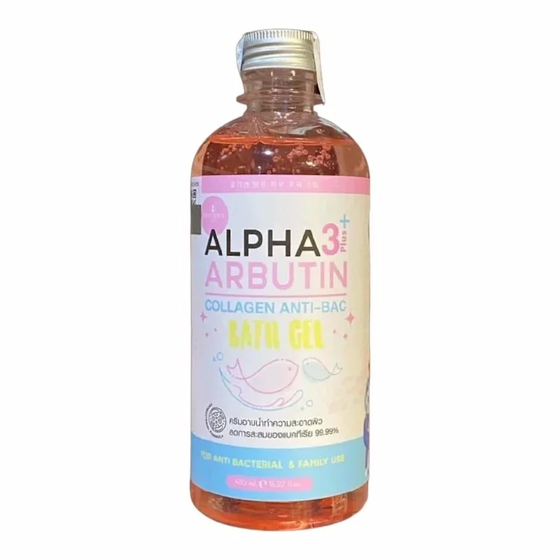 Alpha Arbutin Collagen Anti-Bac – Gel Douche Éclaircissant & Protecteur 450ml