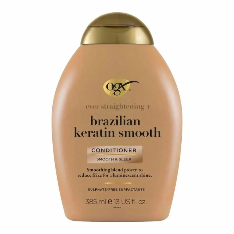 Après Shampooing Kératine OGX Lissage Brésilien Intense