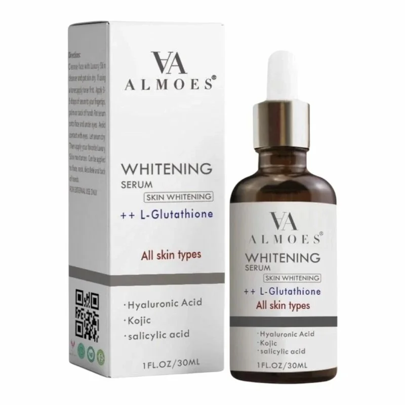Almoes Whitening Serum ++ L-Glutathione 30ml – Anti-Âge & Anti-Taches