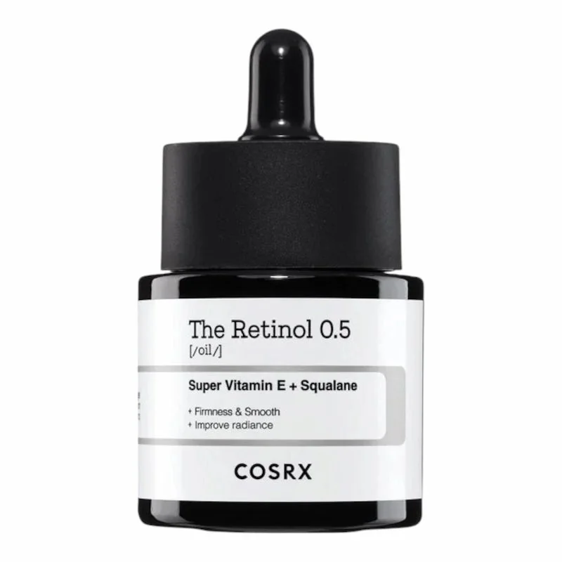 COSRX – The Retinol 0.5 Oil – Huile au Rétinol Pur 0,5 % Anti-Âge & Élasticité 20ml