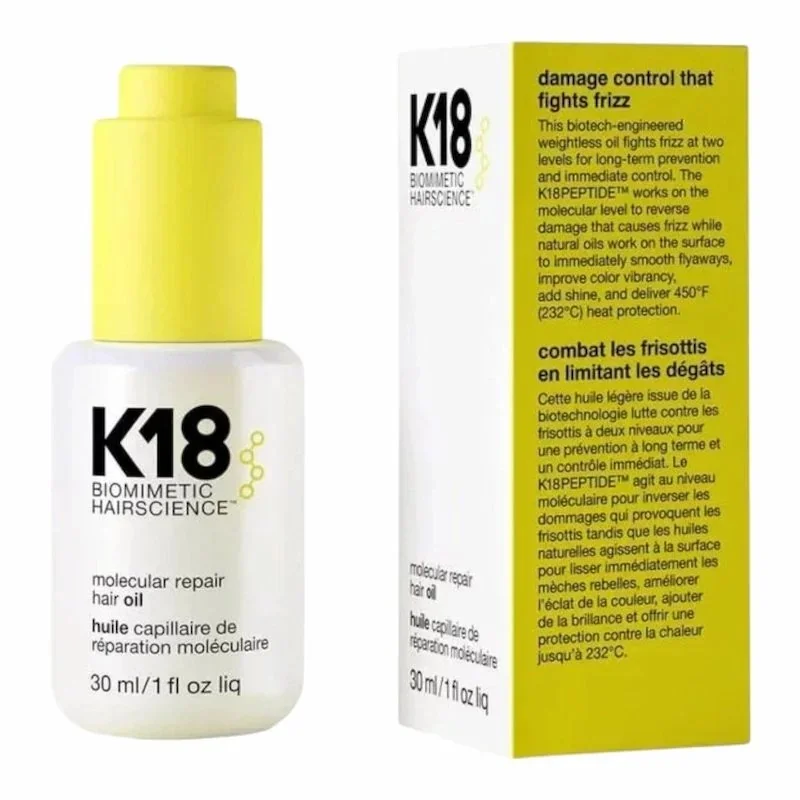 Huile Réparatrice K18 Molecular Repair 30ml