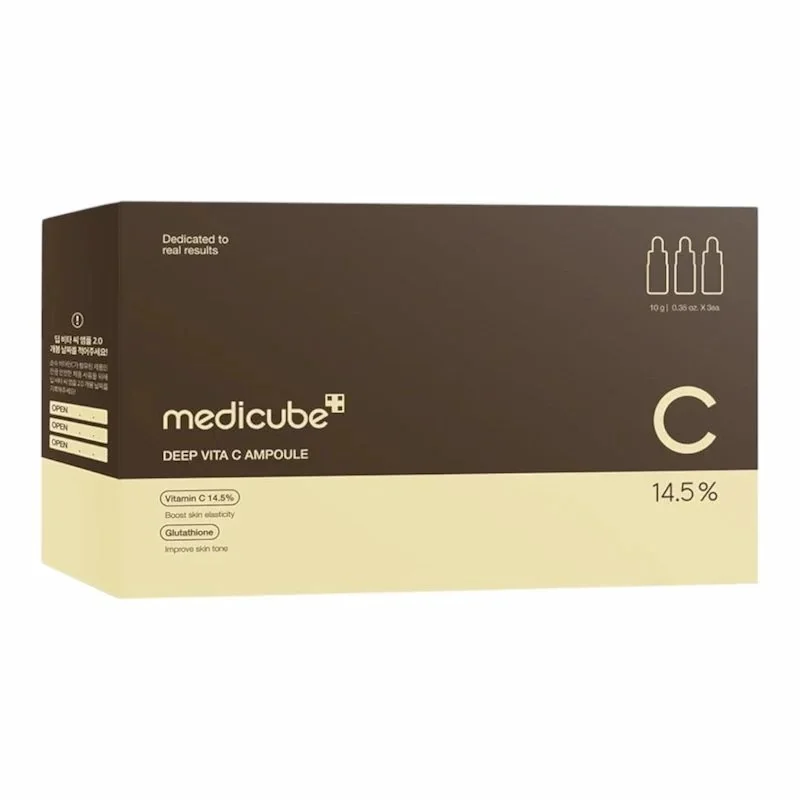 Medicube Deep Vita C Ampoule 2.0 – Éclat & Teint Uniforme 3x10g