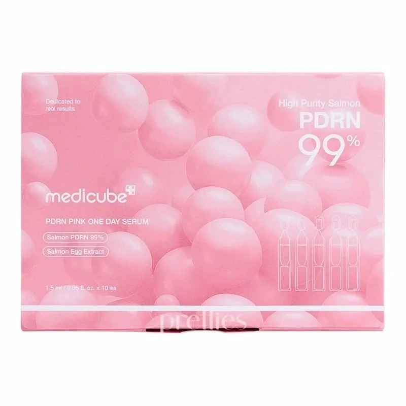 Medicube PDRN Pink One Day Serum – Cure d&rsquo;Ampoules Éclat & Densité (10 x 1ml)