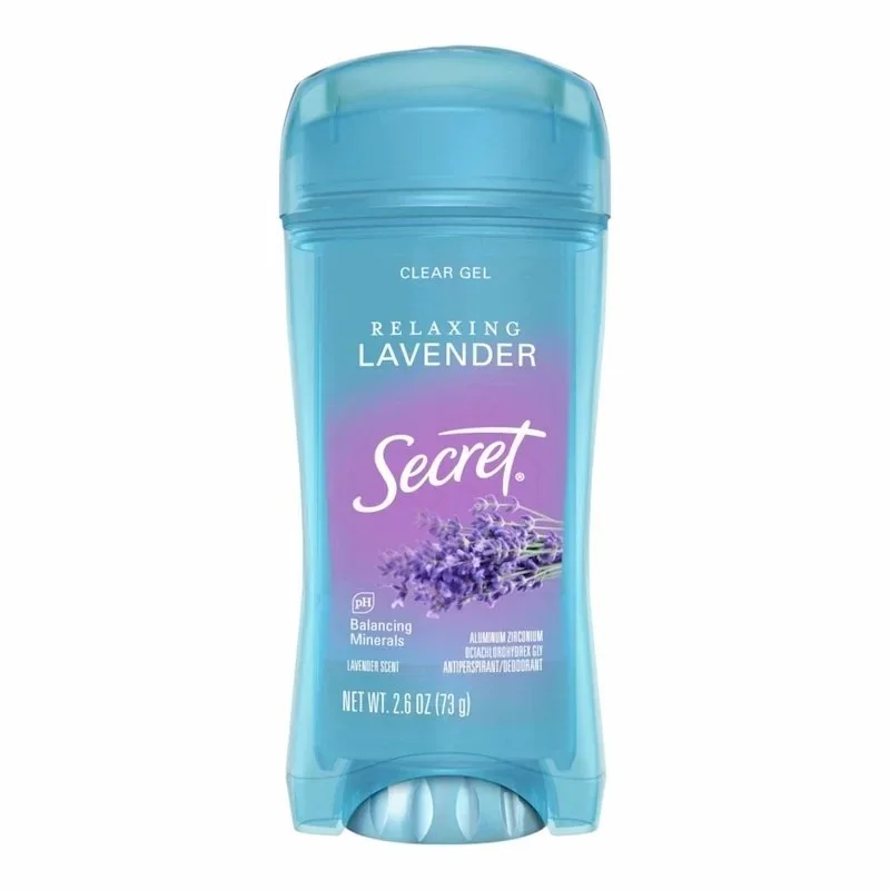 Secret Clear Gel Lavande – Déodorant Antiperspirant Fraîcheur 48h