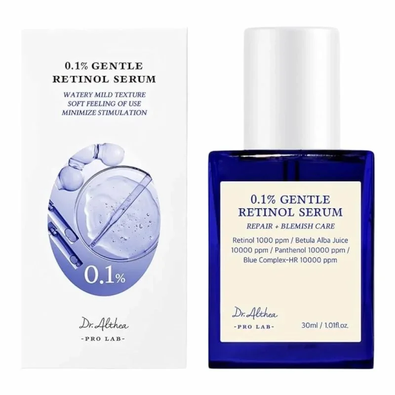 Dr. Althea 0.1 Gentle Retinol Serum – Sérum Anti-Âge Doux & Bakuchiol 30ml