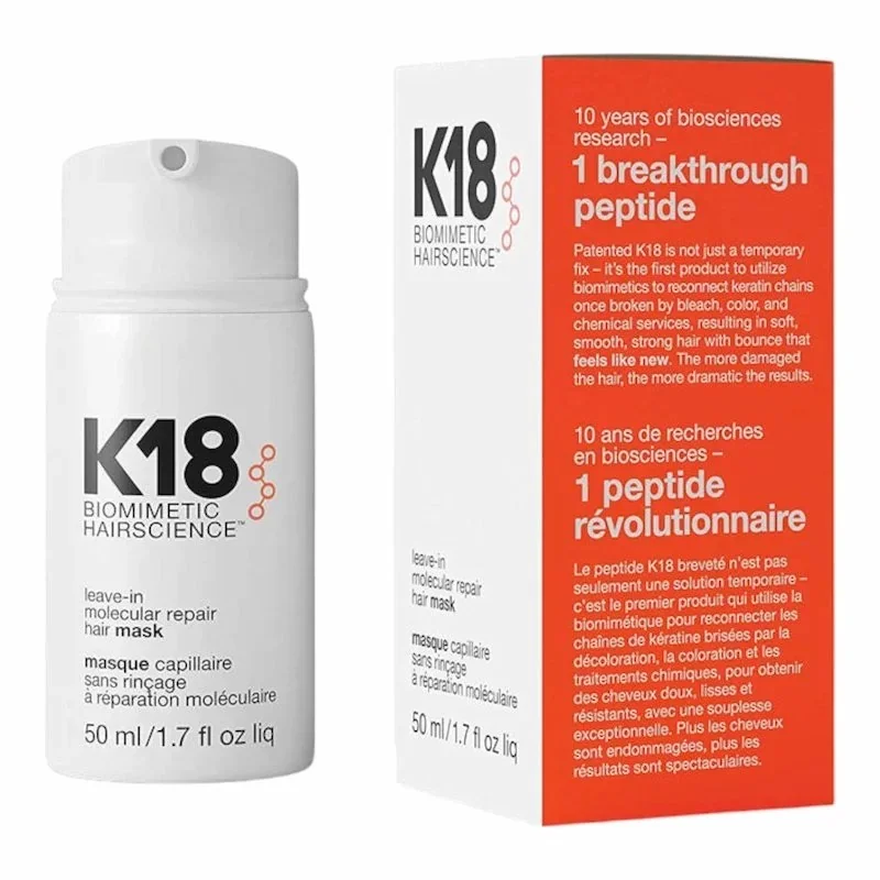 K18 Leave-In Molecular Repair : Masque K18 Réparateur Moléculaire (50ml)