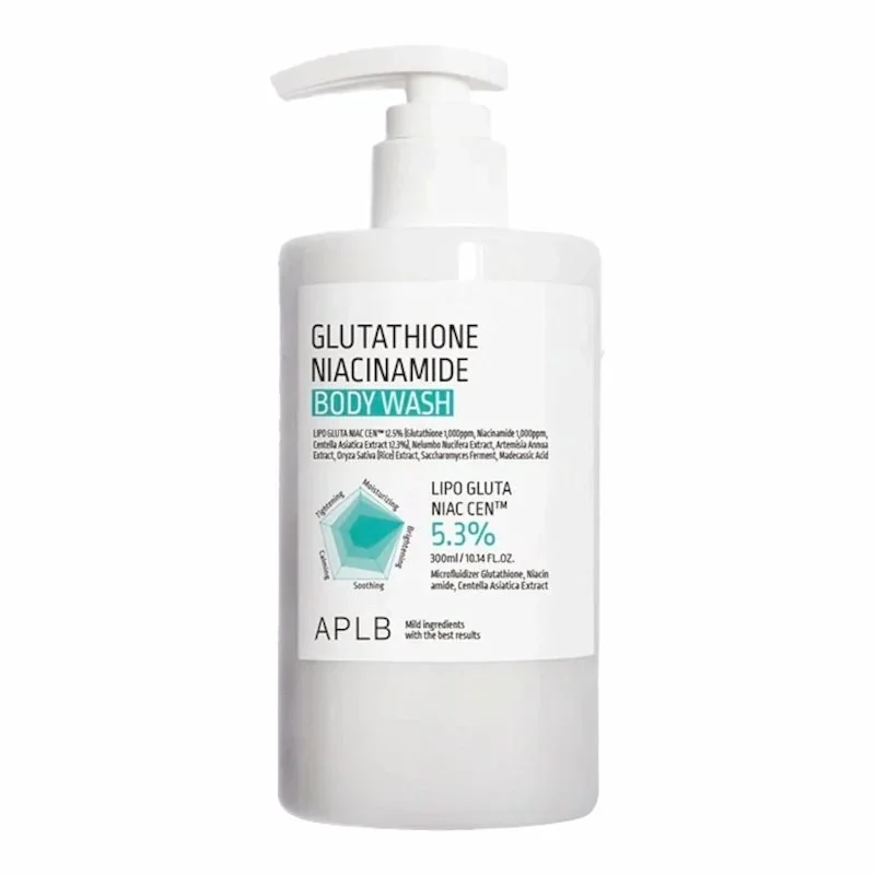 APLB Glutathione & Niacinamide – Gel Douche Éclaircissant & Hydratant 300ml