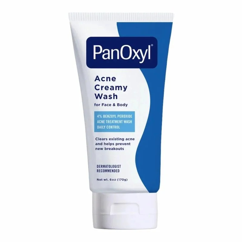 PanOxyl Acne Creamy Wash 4% – Nettoyant Doux Anti-Acné