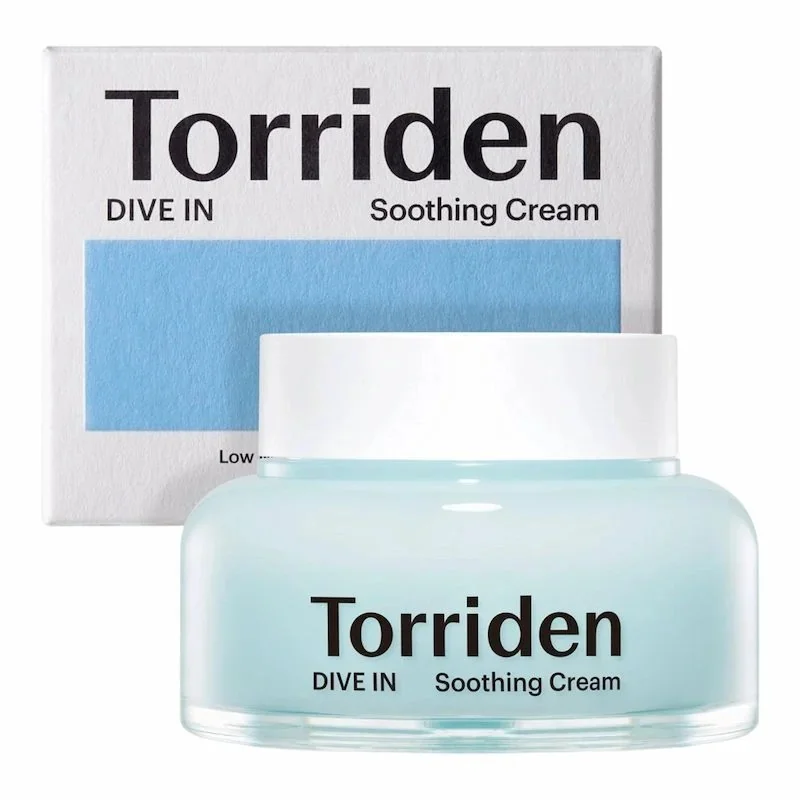 Torriden Dive In Soothing Cream – Crème Hydratante Apaisante à l&rsquo;Acide Hyaluronique 100ml